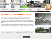 Tablet Screenshot of lattia-aaltonen.fi